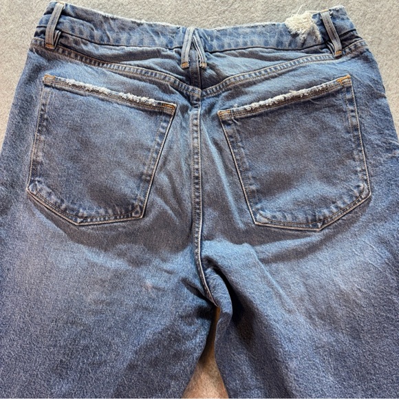 Good American Jeans Women 10/30 Distressed Denim Tapered Leg - Picture 10 of 10